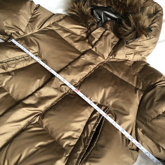 🔹 EA7 golden bronze down puffer parka - Picture 7 of 11
